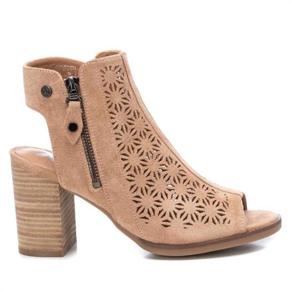 NEW XTI women's suede sandals in beige - Picture 1 of 4